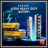 Rakucel Super Heavy Duty Battery/Ultra Heavy Duty AAA / AA Battery(40Pcs)