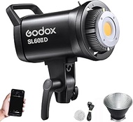 Godox SL60IID 70W LED Video Light, 18600Lux @1M 5600K COB LED Continuous Light, Bluetooth App & 2.4G