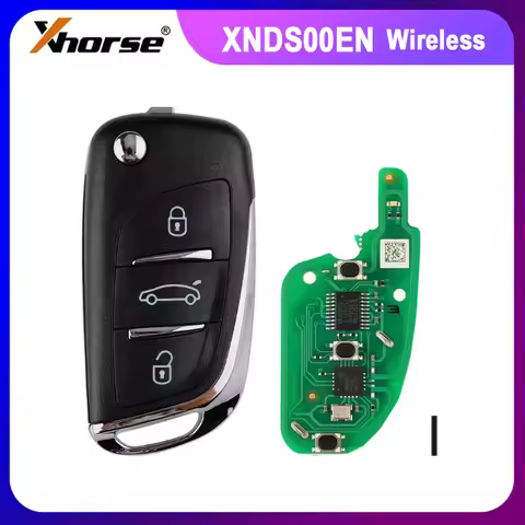 1pcs Xhorse XNDS00EN DS Type VVDI Wireless Universal Remote Key 3 Buttons XN For VVDI Mini/Key Tool 