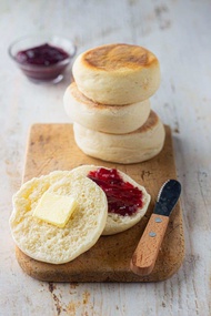 English Muffins Pack Of 5 85g Each มัฟฟินสไตล์อังกฤษ 1แพคได้5ชิ้น