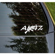 AK 47 Gun Game Sticker Free Fire PUBG Car Motorcycle Cutting Sticker