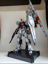 全上色成品 PGU 1/60 nu gundam 高達模型代工 Bandai gundam gunpla v gundam