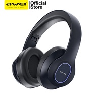 Awei A100BL Wireless Headphone Bluetooth 5.3 Headphone Gaming Low Latency Stereo Foldable Headset