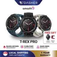 【FREE STRAP】Amazfit T-Rex Pro Smart watch 47mm 1.3 inch AMOLED Strong battery life &amp; outdoor activities GNSS GPS