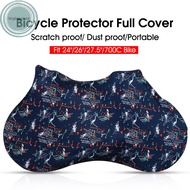 bigbigstore Full Bicycle Protector Cover MTB Road Bike Dustproof Scratch-proof Storage Bag Bike Frame Wheel Protection Equipment sg