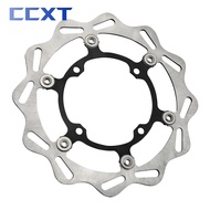 โรเตอร์จานเบรคลอยด้านข้างด้านหน้ารถจักรยานยนต์270มม. 320มม. สำหรับ KX250F KX250 KX125คาวาซากิ KLX450