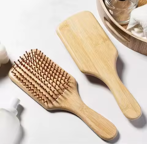Hairbrush Comb Scalp Hair Care Healthy bamboo comb Wood Comb Professional Healthy Paddle Cushion Hai