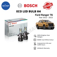 BOSCH Eco H4 LED Headlamp Bulb Cool White (2pcs) 12V 24W for Ford Ranger T6 (Year 2012-2015) Lampu Mentol Depan Putih