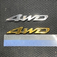 emblem 4wd gold 4wd gold emblem 4wd chrome and gold honda