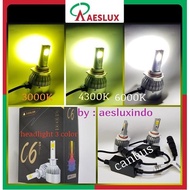 LED C6 3 Color H1, H3, H7, H8/H11, HB3, HB4, H27 - H1