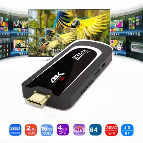 H96 Pro Plus Android 7.1 Tv Stick Amlogic S905X Quad Core 2G 16G Mini PC 2.4G 5G Wifi BT4.2 1080P HD