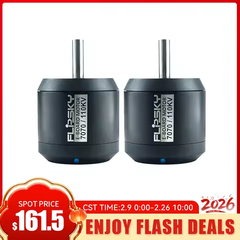 Flash Sale Flipsky 2PCS Sensored Outrunner Brushless DC Motor Battle hardened 7070 110KV 140KV 170KV