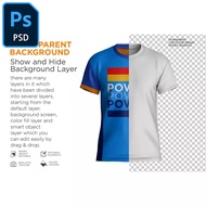 Shirt Short Collar Round Mockup | Mockup Tshirt High Quality Photoshop