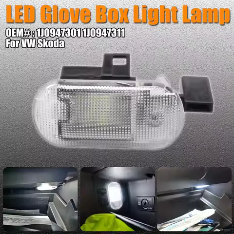 1PCS Interior Lighting Canbus White LED Glove Box Light Lamp For VW New Bettle Bora Caddy Golf MK4 T