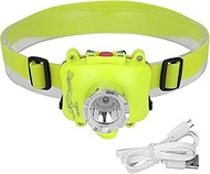 2 Pieces Diving Headlamp, 600mAh 120lm Diving Flashlight, 3W 4 Mode Waterproof Dive Light, Fluoresce