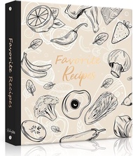 Recipe Binder 8.5X11 3 Ring Recipe Book To Write In Your Own Recipes Family Recipe Binder Full Page