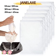 JANELAXE932QW Tea Coffee Juice Filter , 100 Mesh Easy Clean Soy Milk Filter Bag, Durable Nylon Reusa