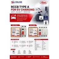 HIMEL RCCB TYPE A | EV Charger Residual Current Circuit Breaker | 40A 2P / 63A 4P | 30mA | Genuine H