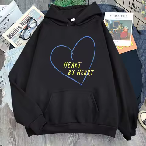 New Joe Jonas Heart By Heart Hoodies Clothing Fans Graphic Sweatshirts Harajuku Fleece Hoodie Aesthe