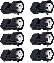 WFLNHB 8 pcs Fuel Injector Connector Adapter fit for LS1 EV1 to EV6 EV14 USCAR LS2 LS3 LSX LT1