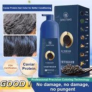 【🔥🔥Hot Sell】[Easy Cover Gray Hair/No damage hair]ZhiHuaShi Caviar Protein Hair Dye/Plant Extract Hai