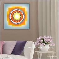 Goddess Sarvamangala AllAuspicious Yantra Giclee Canvas Art Print