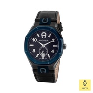 AIGNER A142104 / Men's Analog Watch / FERRARA / Small-Second / Date / Quartz / Leather Strap / Black