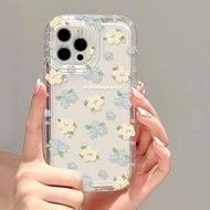 Thai Stock Mobile Phone Case for OPPO A53 A54 A57 A5 A9 A3S A12 A15 A16 A17 A92 A72 A96 A55 Fashion Flower Painting