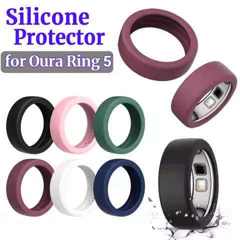 Silicone Ring Protector for Oura Ring 5 Smart Ring Sleeve Lightweight Comfortable Ring Guards for Me