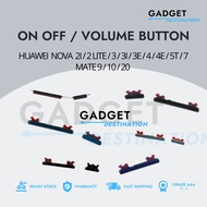 HWA NOVA 2I/2 LITE/3/3I/3E/4/4E/5T/7/ MATE 9/10/10 PRO/20/20X/20 PRO ON OFF / VOLUME BUTTON [ READY 