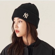 韓國 MLB Korea 側邊刺繡NY小logo針織毛帽 針織帽 毛帽 毛線帽 小字 側邊 logo 情侶帽 男女適戴