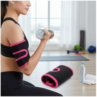 Butterfly-style arm support band, arm wrap, arm sweatband