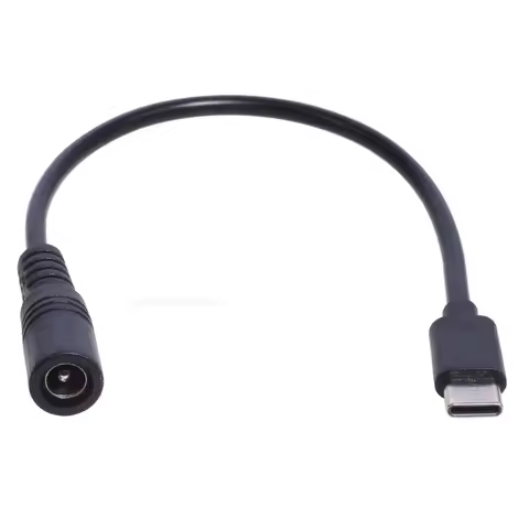 DC Type-c Female To 5.5*2.1 Female Cables 5521 Power Jack DC Power Conector 5.5x2.1 Adapter USB Type