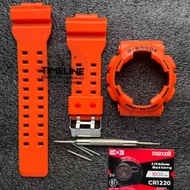 Orange Strap and Bezel For GA110 GA100 GA120 GD100 GD110 GD120 GAX100 Watch Strap Replacement