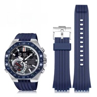 สายนาฬิกา Casio Edifice ECB-10YP-1A Original Silicone Resin Buckle Interface ป้องกันรอยยับ สายนาฬิกา
