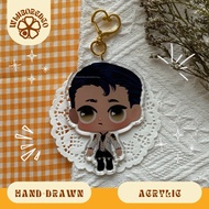 Jayce Acrylic Keychain, Arcane Merch, Jayce Bag Keychain, Jayce League of Legends Inspired Merch