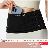 【SG SELLER】Women No Bounce Running Belt Waist Pack for Marathon Triathlon Gym Cycling