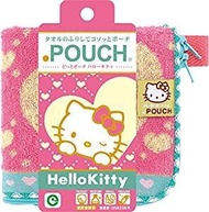 SANRIO - (粉紅Hello Kitty心心) 日本超人氣卡通多用途 雨遮/水樽毛巾套
