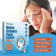 36Pcs Car Motion Sickness Relief Patch Seasickness Nausea Dizzy Plaster