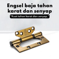 ENGSEL PINTU KAYU, ENGSEL, ENGSEL BESI KUPU - KUPU 4 INCH, ENGSEL PINTU BAHAN BAJA, EMGSEL PINTU ANT