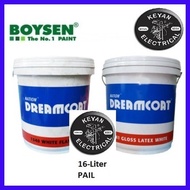 ✿ ◿ BOYSEN Nation Dreamcoat Latex GLOSS and FLAT LATEX 16 LITER PAIL for Concrete and Stone ORIGINA