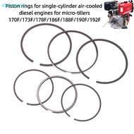abongsea 3Pcs/set Piston Rings Fit Single Cylinder Diesel Engines 168F 170F 173F 178F 186F 188F 192F