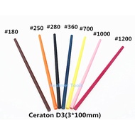 Jrealmer CERATON 1pcs D3 Round  3*100mm Ceramic Fiber Stone 1pcs