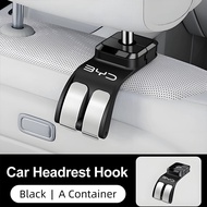 [In Stock] BYD Universal Car Front Seat Headrest Rod Clips Hangers Car Interior Organizer Storage Ho
