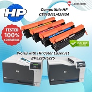 Compatible HP CE740/41/42/43A Toner for HP Color LaserJet CP5220/5225 - Tested & Reliable