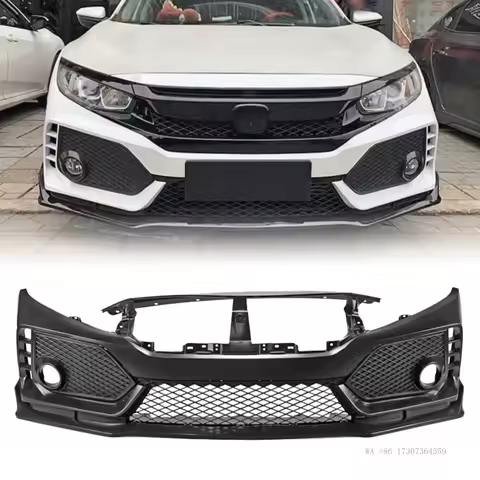 New 10th Generation for FC/FK7 TR Car Body Kit Front Bumper PP Material 100% Fitment Car Parts