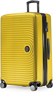 Mitte - Large Hard Shell Suitcase, TSA 4 Wheels, Check-in Luggage with 8 cm Volume Extension, 77 cm,