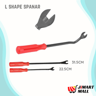 L SHAPE SPANAR SCREWDRIVER Fastener Clip Remover Rivet Plier Car Door Pry Trim Panel Removal Tool Crowbar Pin Playar Kereta 汽车螺丝锁