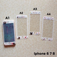 SALE RANDOM MOTIF [ IP 6/7/8 ] Anti-scratch Ip 7 anti-scratch image [ FRONT ONLY ]