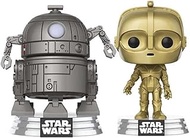 Funko POP! Star Wars C-3PO and R2-D2 Concept Series 2 Pack Bobble Heads Vinyl Figures (Exclusive)